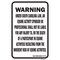 Signmission Safety Sign, 12 in Height, Aluminum, 18 in Length, 25145 A-1218-25145 - alternate 1